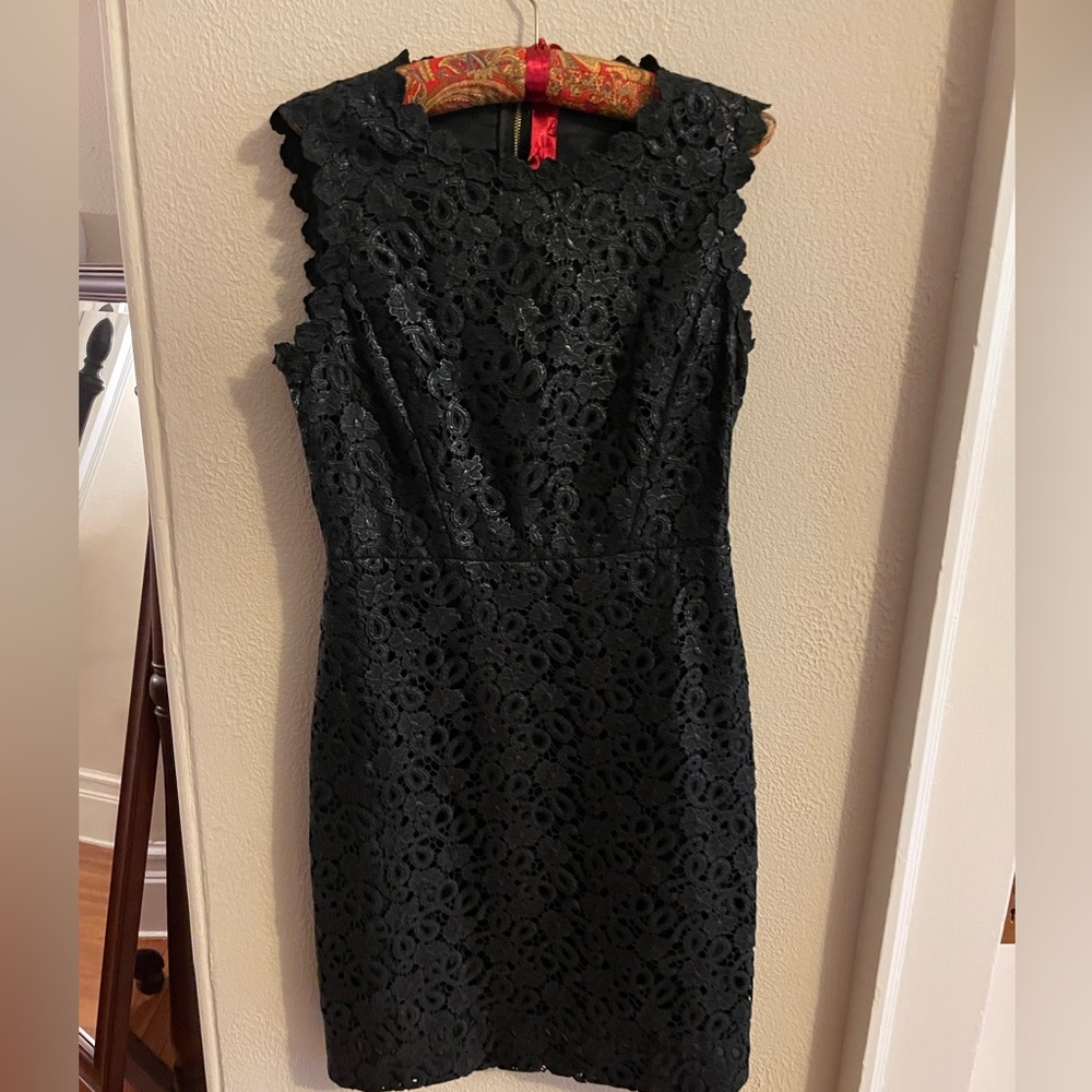 Black Lace Cocktail Dress